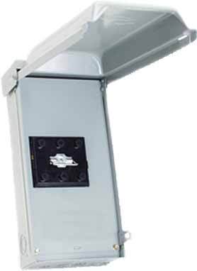Metallic, Non-fusible disconnect pullers are removable or reinstallable in the OFF position for user safety during equipment maintenance.