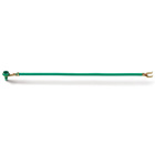 EPCO, Ground Bonding Pigtail, PigTails, Insulated Stranded Wire, Conductor Size: 12 AWG, Insulation: THHN, Length: 8 IN, Includes: (1) Flanged Spade Terminal,Captive GSH Ground Screw