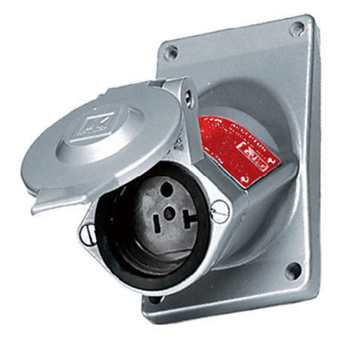 Straight Blade Devices, Explosion Proof, Receptacle with Adapter, 20A 125V, 5-20R, Single Pack.
