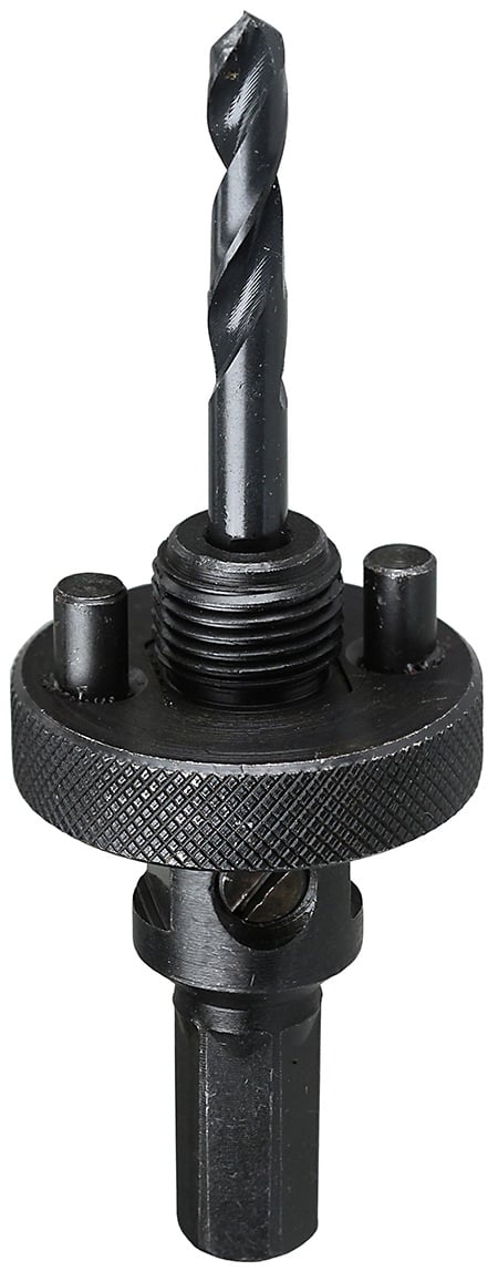 Arbor, 1/4 in. arbor size, 3/8 in. drive size, Hex drive type, 5/8-18 in. thread size, Hex shank type, VPD4S drill number, 1-1/4 to 6 in. chuck size