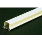 Metallic Raceway, Small, Series: 500, 10 ft Length, 3/4 in Width, 17/32 in Height, 600 VAC, 1 Channel, Removable Cover, Surface Mounting, Steel, Ivory/White, ScuffCoat