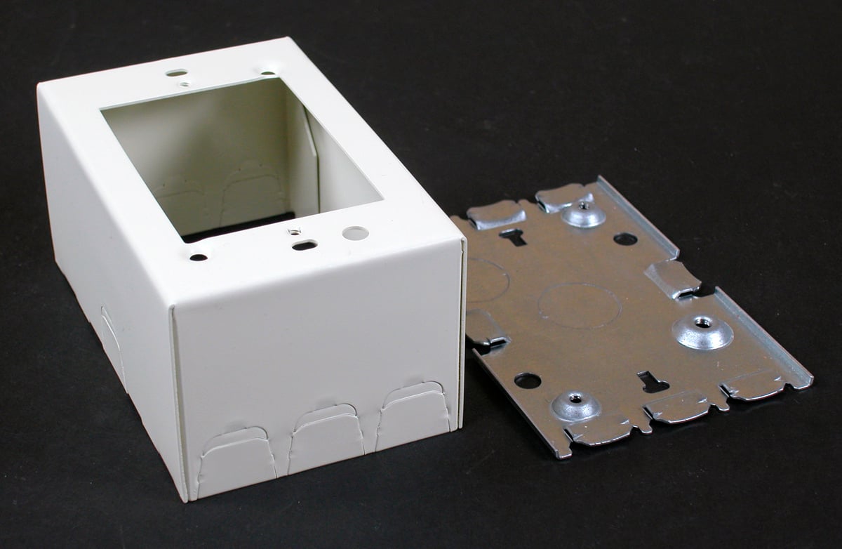 1 Gang Shallow Device Box for Switches and Receptacles