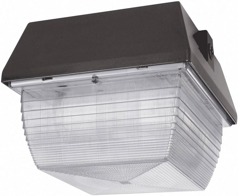 Vandalproof 9 Inch X 9 Inch Ceiling 50W,Hps 120V, Bronze