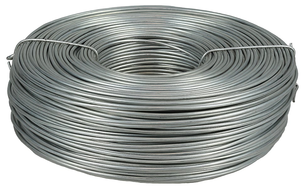 Steel/Galvanized Tire Wire, 400 ft. length, 16-1/2 GA wire gauge