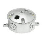 WEATHERPROOF ROUND BOX WH WITH 3 1/2