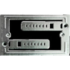 Low Voltage Mounting Bracket, Mounts Standard Low Voltage Wall Plates without Electrical Box, Includes 1-5/8" Dry Wall Screws, Pre-Galvanized
