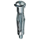 Wall Grip Anchor, 1/8 in. Size, 5/16 in. drill size, 1/8 to 1/2 in. grip range, Steel material