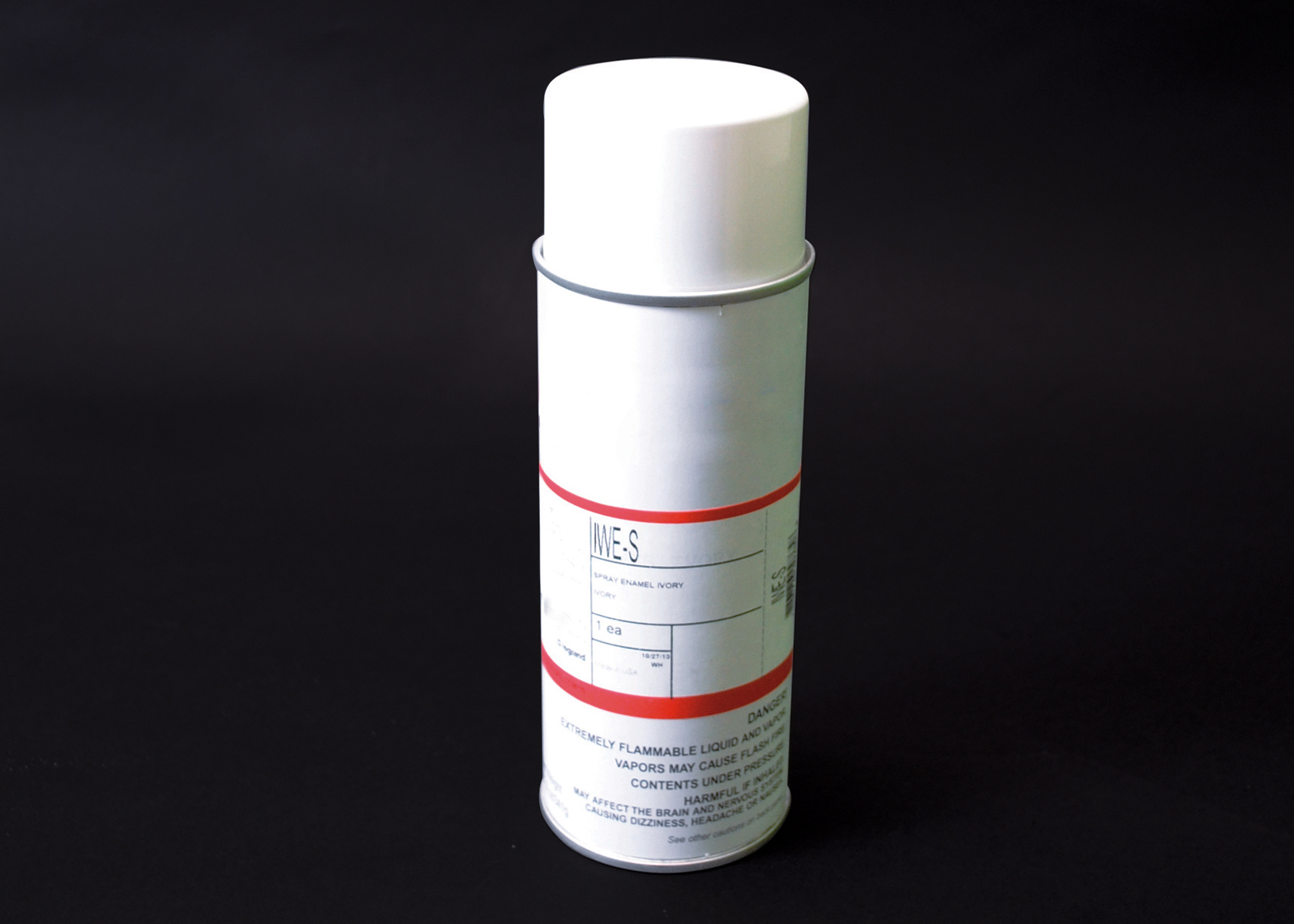 Paint; 12 oz, White Enamel