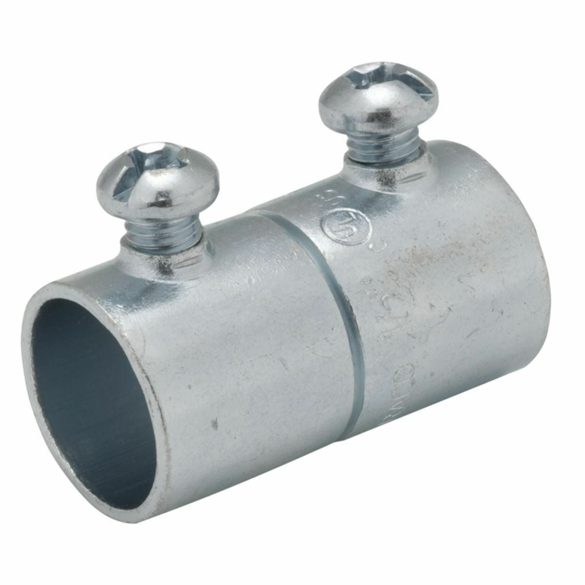 EMT Set Screw Couplings Steel, 1/2 In. Trade Size 25PK