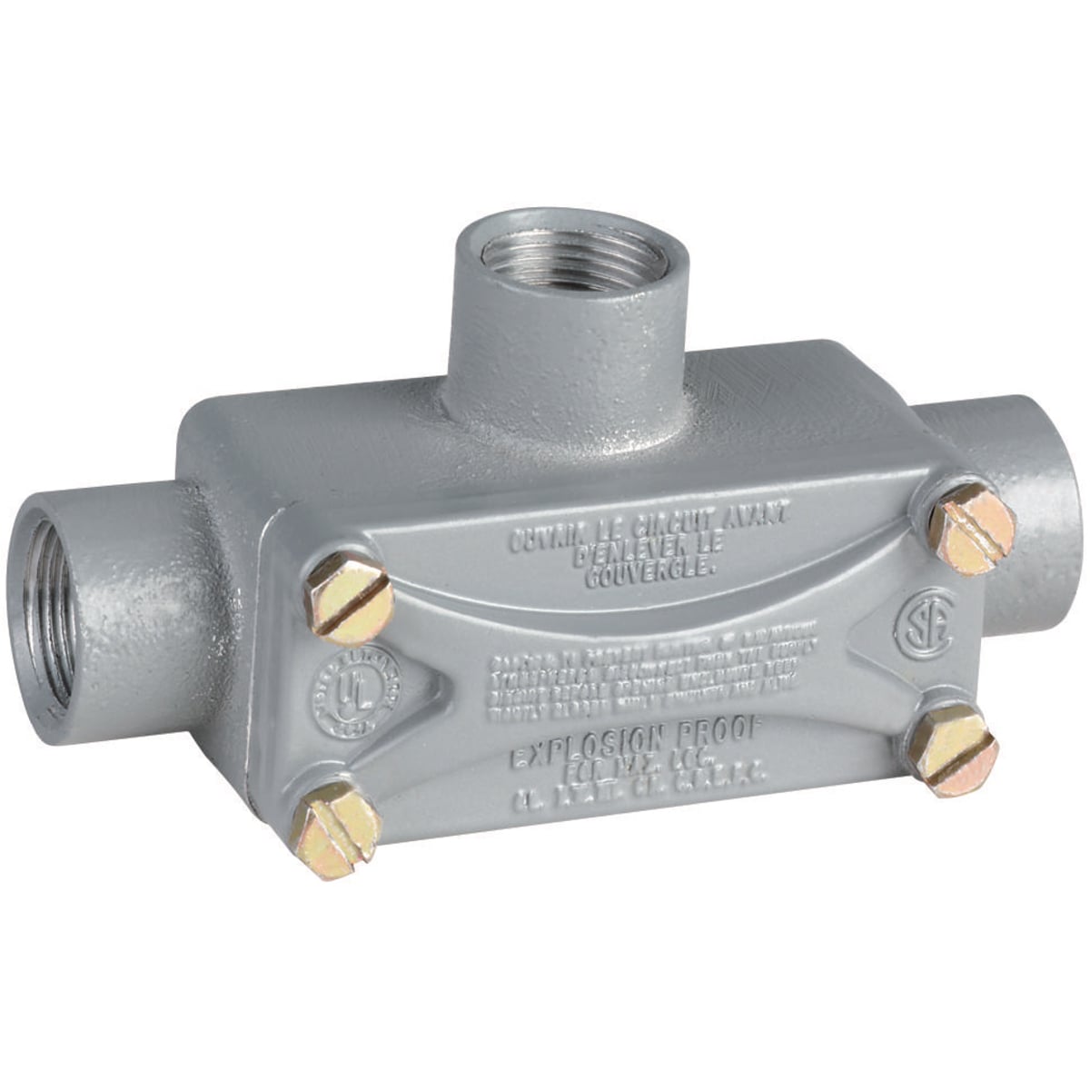 3/4" T Type, Aluminum X Series Conduit Body