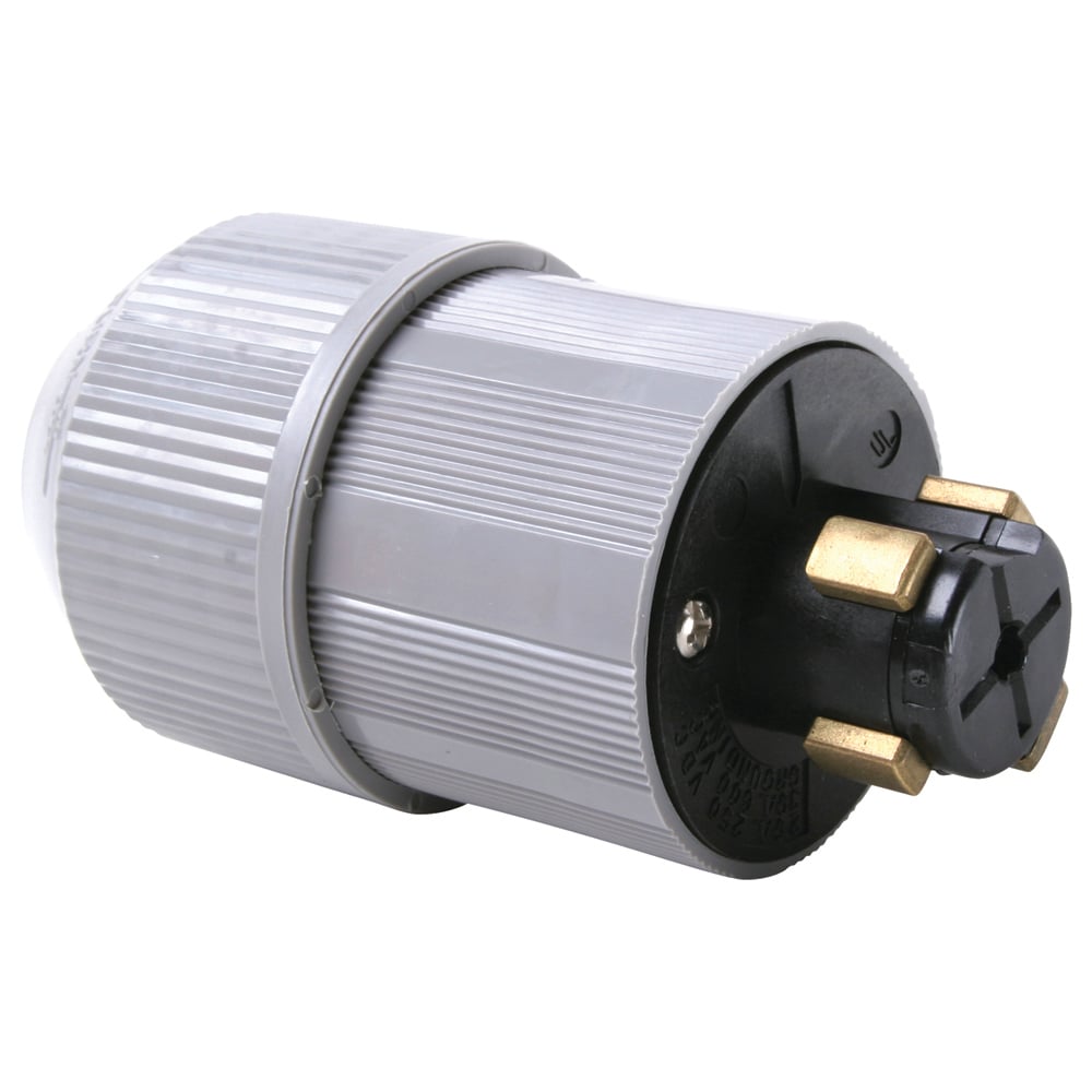 Plug 3pole 4wire 30amp 600volt Ac 20amp 250volt Dc Power Interrupting