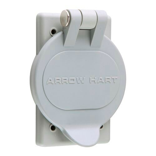 Receptacle Cover Nylon 3pole 4wire 30a/600vac 20a/250vdc