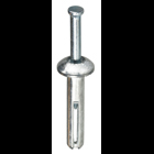 Zamac Anchor, 1/4 in. diameter, 1-1/4 in. length, 1/4 in. drill size, Flat head type, Zamac Alloy material, Carbon Steel screw material
