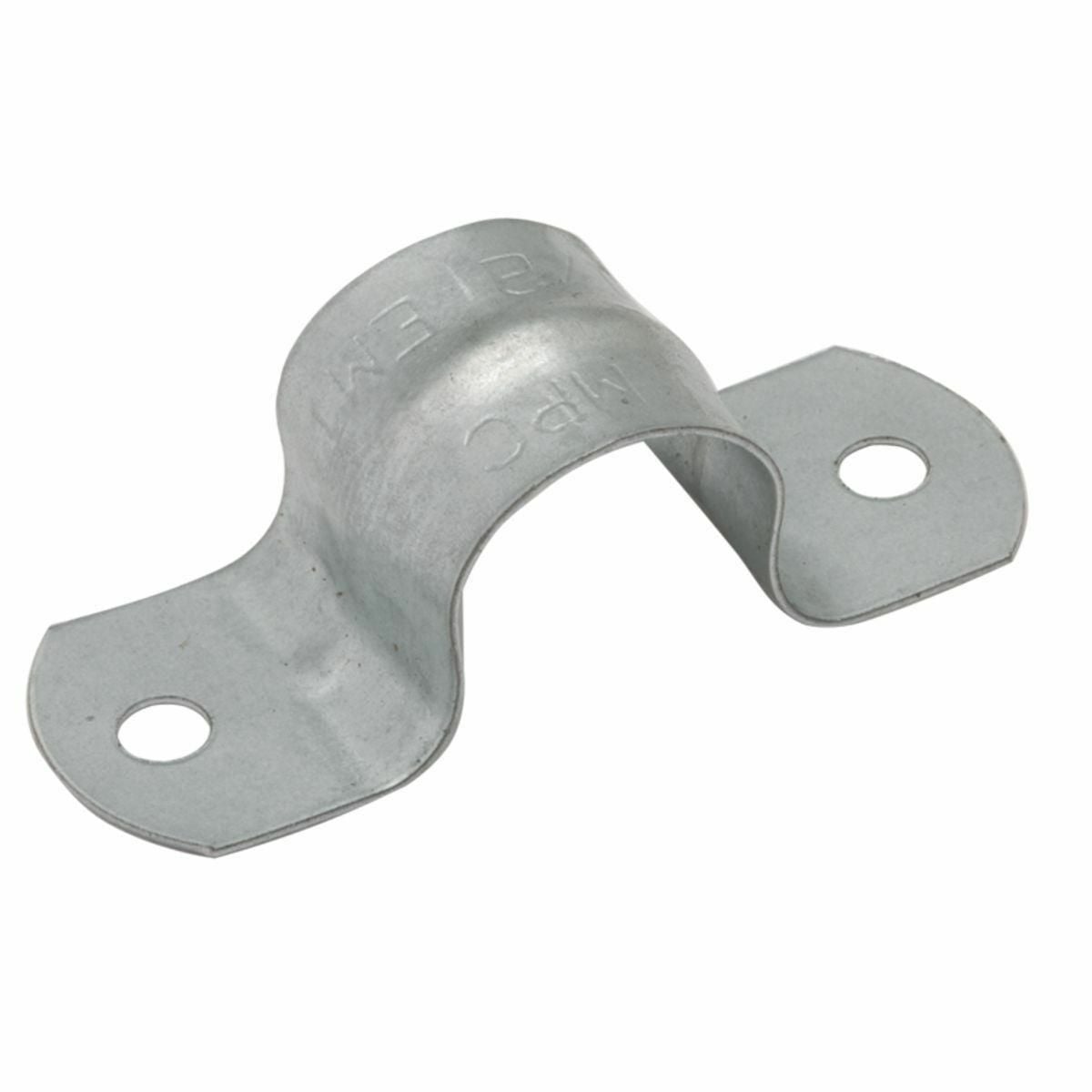 Two Hole Straps Stamped Steel, 1-1/4 In. Trade Size EMT 2-HOLE 1-1/4 IN