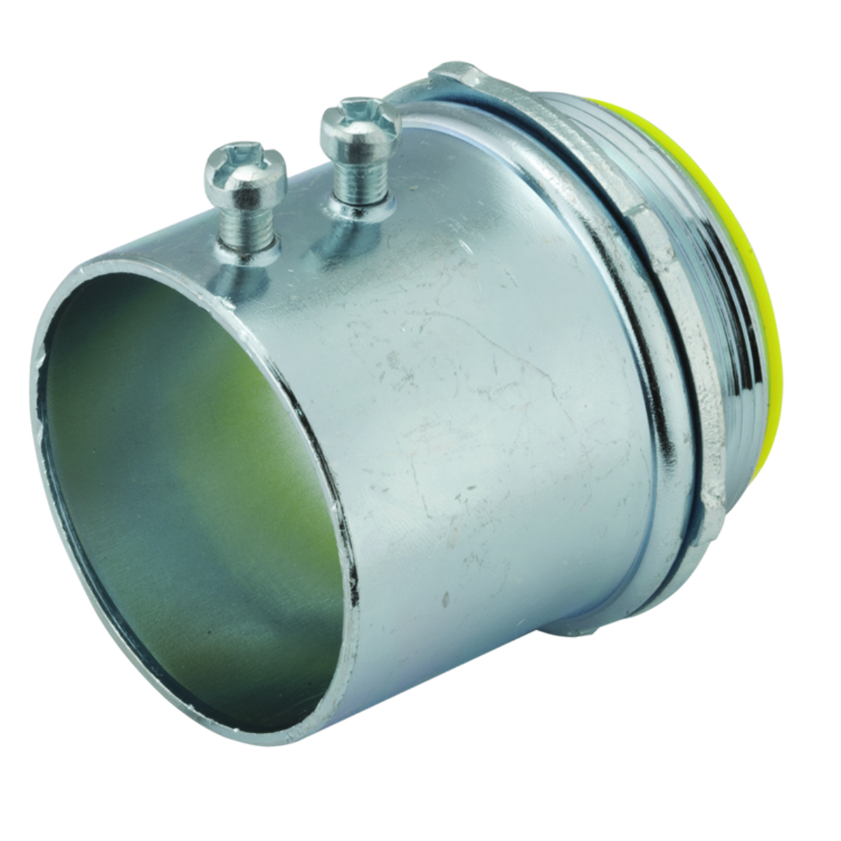 SET-SCREW CONNECTOR, INSULATED, STEEL, 2 IN. TRADE SIZE