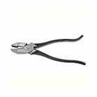 Ironworker's Pliers, Aggressive Knurl, 9-Inch, Twists and cuts soft annealed rebar tie wire