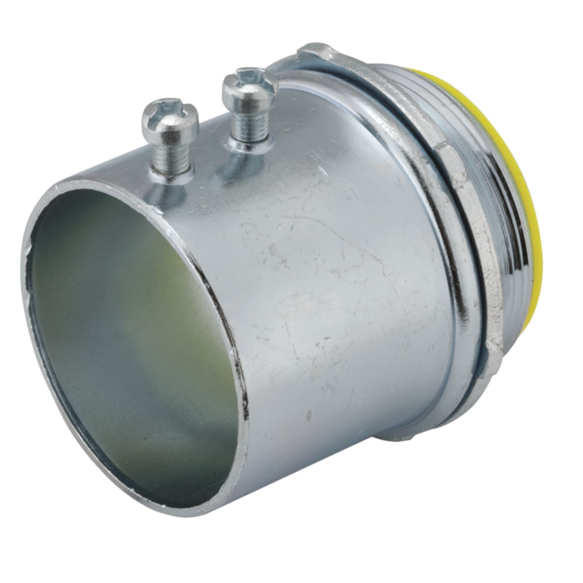 SET-SCREW CONNECTOR, INSULATED, STEEL, 2-1/2 IN. TRADE SIZE