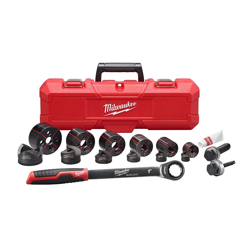 EXACT 1/2 in. to 2 in. Hand Ratchet Knockout Set