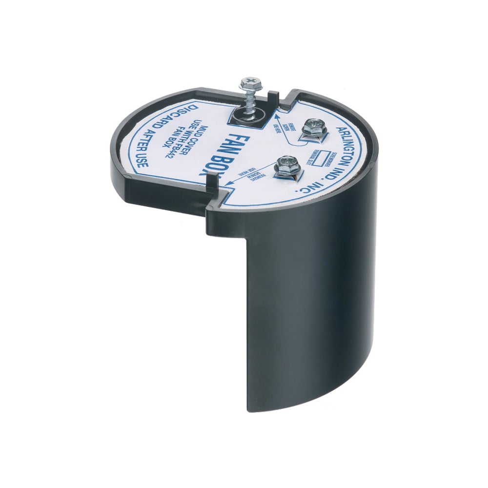 L-shaped fan and fixture mounting box. 70lb fan, 200lb fixture rated for 1/2" or 5/8" drywall. 18.3 cu. 2 Hour Fire Rating.
