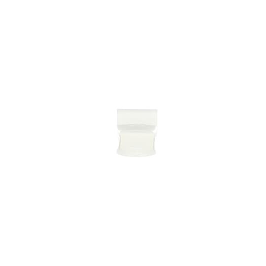 Plain Edge Cable Clamp, Natural Nylon 6.6 for Temperatures up to 85 Degrees Celsius (185 F), Width of 9.53mm (0.375 Inches), Thickness of 1.27mm (0.50 Inches), Hole Diameter of 4.3mm (0.170 Inches), #8 Screw Mounting with Closed Diameter of 4.7mm (0.187 Inches)