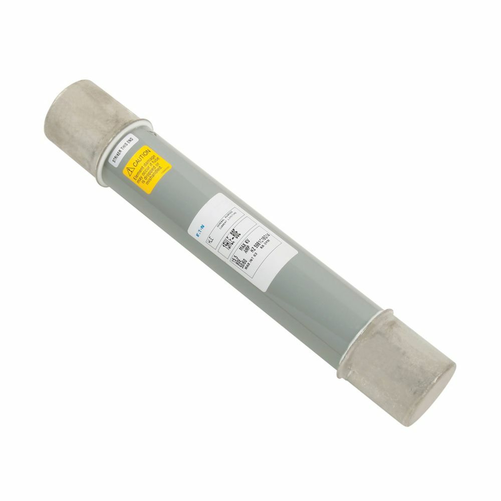 Eaton Bussmann series MV055 E-Rated medium voltage fuse, Current limiting, 25A, 50 kAIC Symmetrical Maximum interrupt rating, Silver ribbon element, Fiberglass tube, 1 barrel, 2 in diameter