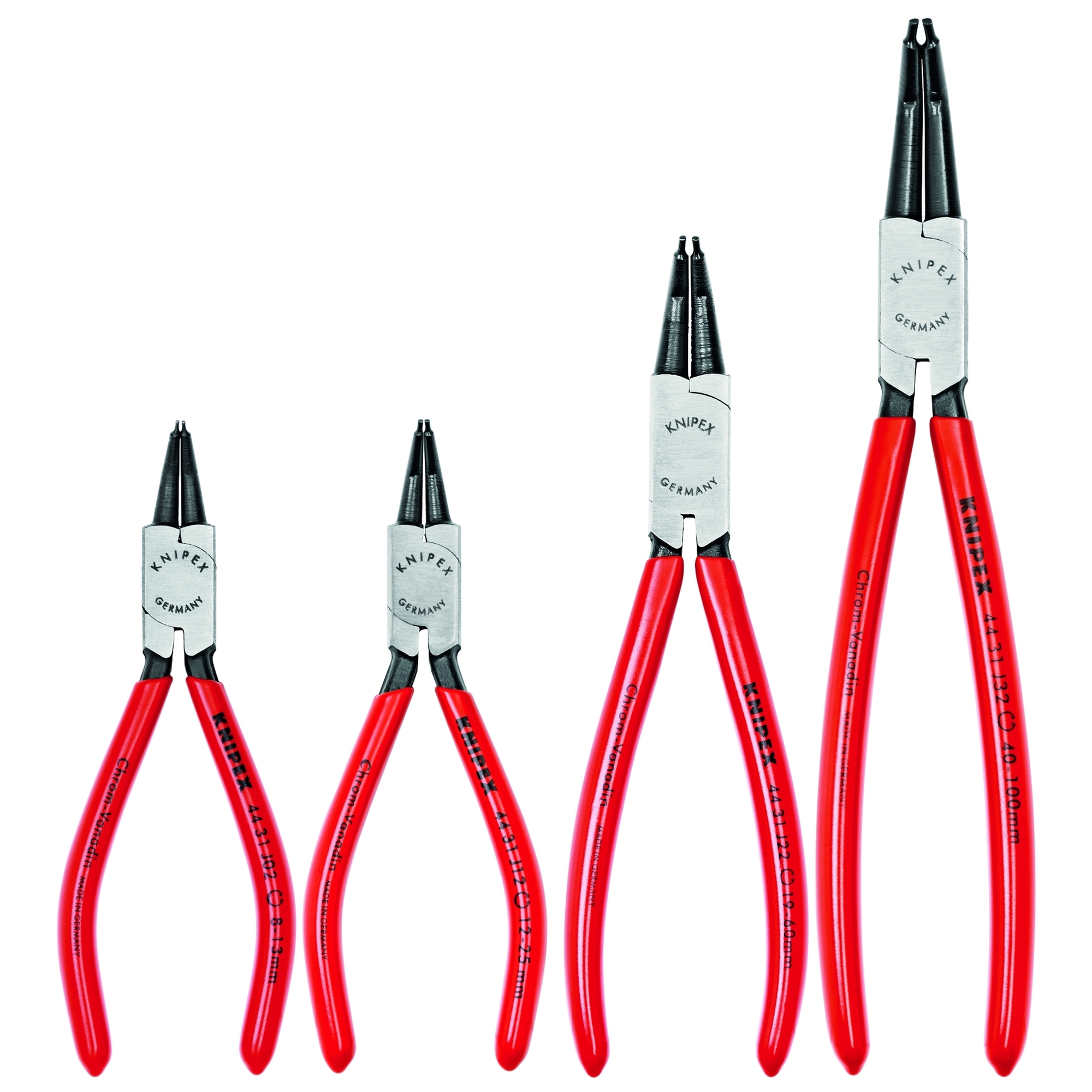 4 Pc Internal Snap Ring Set 45 Degree