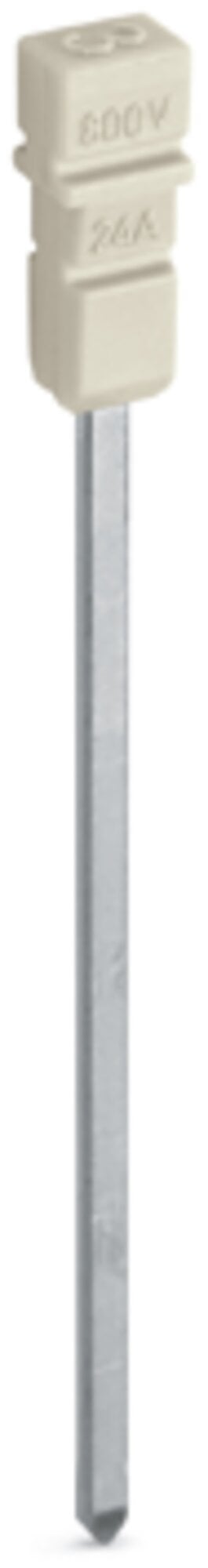 Vertical jumper; insulated; light gray