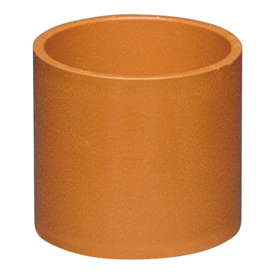 1-1/4 Inch Resi-Gard orange non-metallic standard coupling.