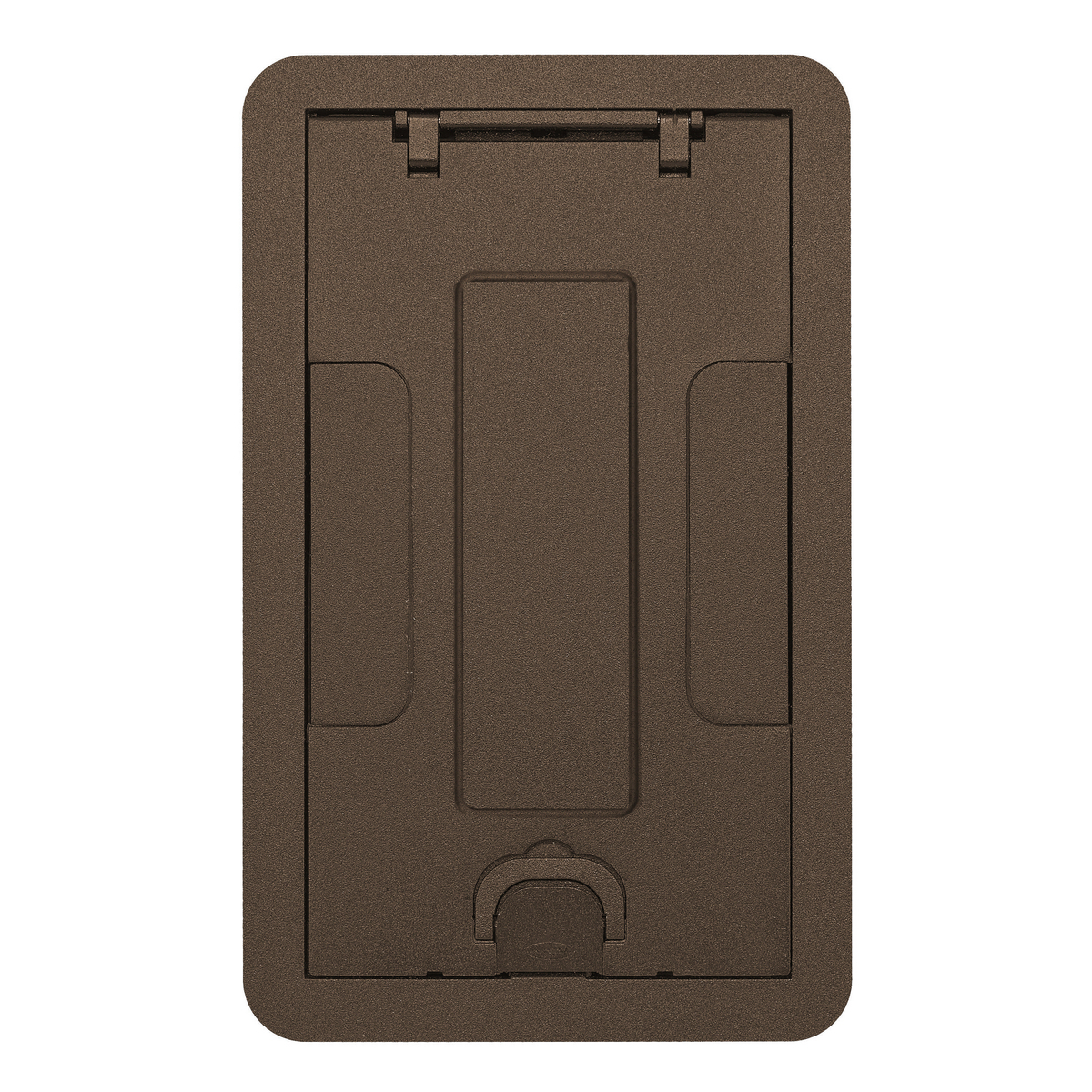 Hubbell Wiring Device Kellems, Floor Boxes, Carpet Cover Insert, 2 or 4-Gang, Bronze Powder Coated Finish