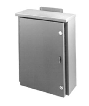 N3024P Flange Enclosure Panel, 20.87 in W x 26.87 in H, Steel, White