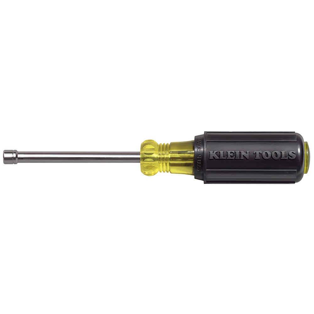 4mm Nut Driver, 3-Inch Hollow Shaft, Cushion-Grip