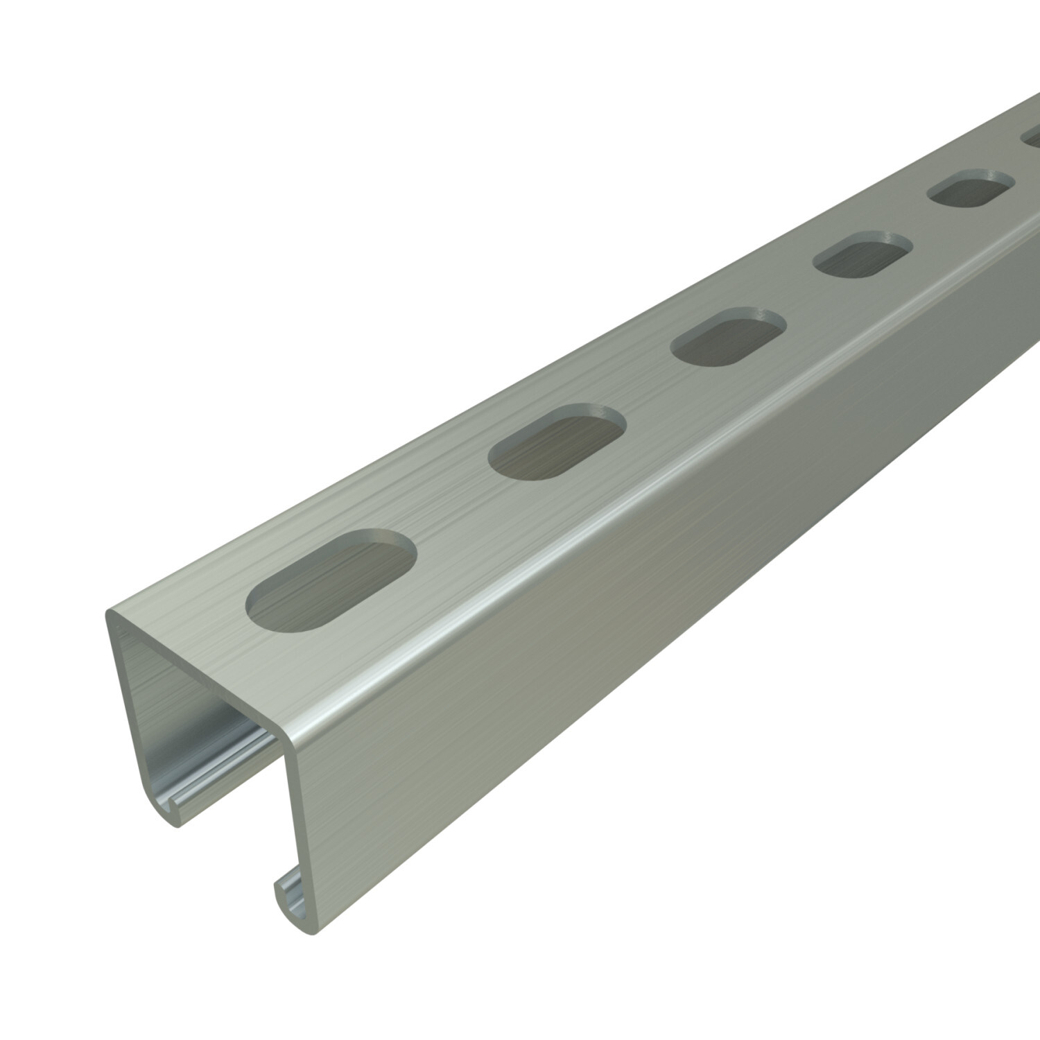 UNISTRUT CHANNEL, 12ga, 1-5/8"x 1-5/8", T-SLOTS, HG