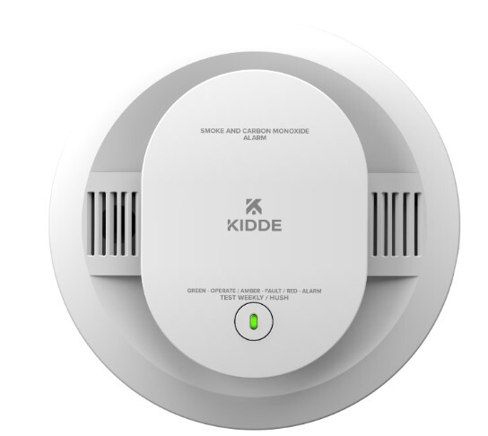 DETECT Combination Smoke & Carbon Monoxide Alarm, AA Battery Powered, 1 Pack