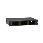 Opt-X 500I 2RU Flush Mount Distribution and Splice Enclosure, Empty, Accepts up to 6 Opt-X Adapter Plates or 6 Opt-X P-N-P Modules