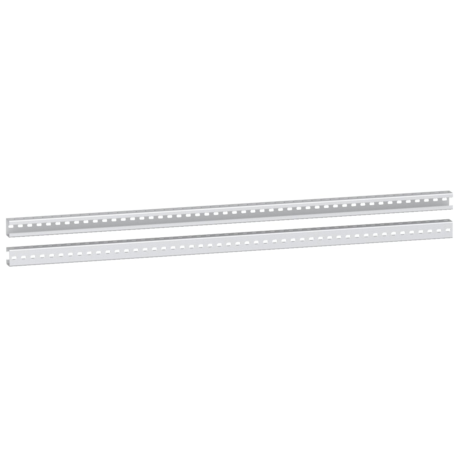 Set of 2 heavy duty vertical rails for fixing of chassis and cross rails-2000 mm