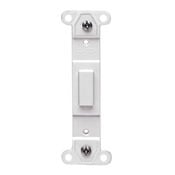 Toggle Plastic adapter plate, Blank Toggle No Hole, Brown