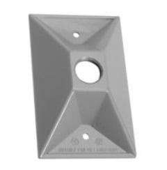 TP7313 Weatherproof Outlet Cover, 2-3/4 in L x 4-1/2 in W, Die Cast Aluminum