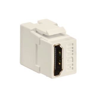 Feed Through, QuickPort HDMI Connector, Light Almond