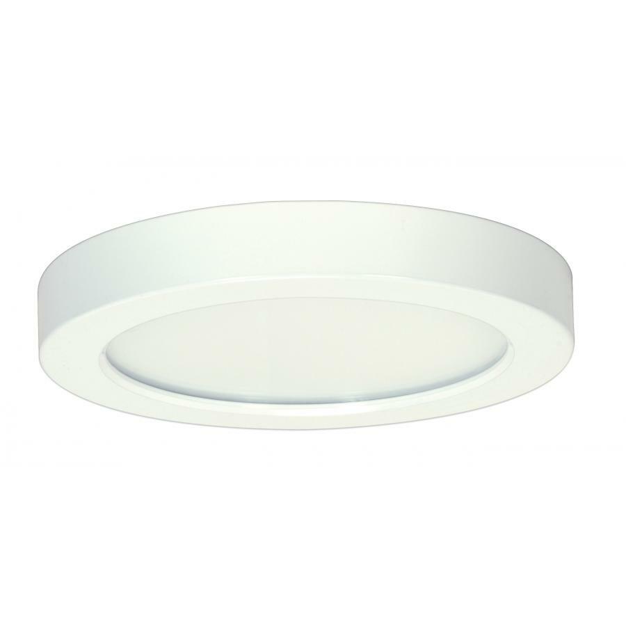 13.5W 7" Flush Mount LED Fixture 30K Round White 277V