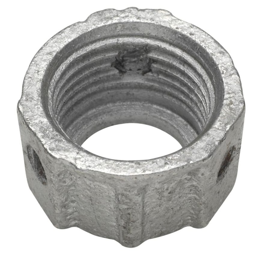 1032NI Threaded Throat Bushing, 3/4 in Trade, Malleable Iron