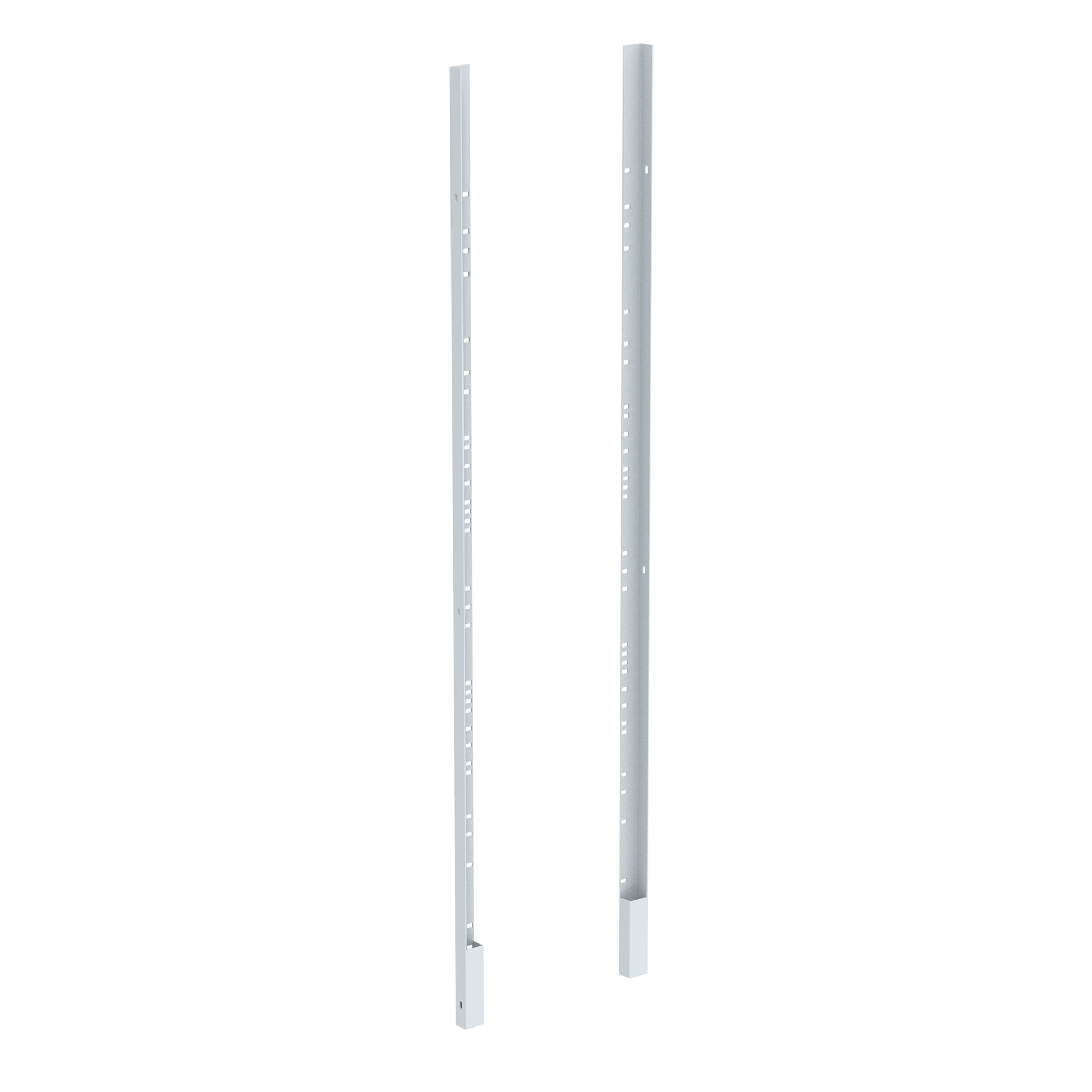 Heavy Duty Panel Support for Free-Stand Enclosure, fits A=72, White, Steel