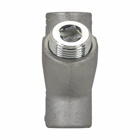 Eaton Crouse-Hinds series EYS conduit sealing fitting, Female, Feraloy iron alloy and/or ductile iron, Vertical only, Group B rated, 1/2"