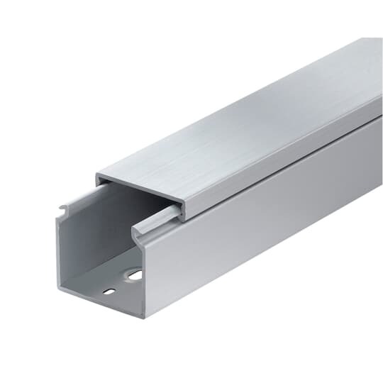 Wiring Duct Solid Wall, 3 Inches x 4 Inches, Gray PVC