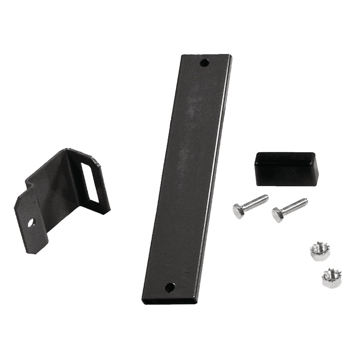 NEXTFRAME Ladder Rack, Cable Retaining FencePost, 6", Black