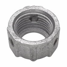 Eaton Crouse-Hinds series throat bushing, Rigid/IMC, Non-insulated, Malleable iron, Threaded, 1-1/4"