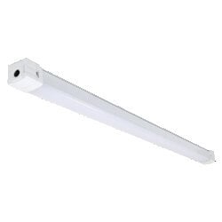 ValueLED Extruded Vapor Tight, 50/55/66W Selectable wattage, 120 277V, 0 10V Dimming, 3500/4000/5000K Selectable, 4 feet long, Gray Polycarbonate Body with Frosted Poycarbonate Lens