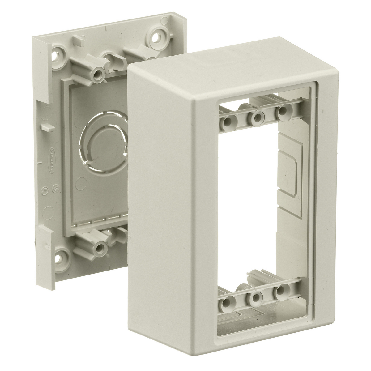 Non-Metallic Raceway, WallTrak1 Series, Box, 1-Gang, Deep