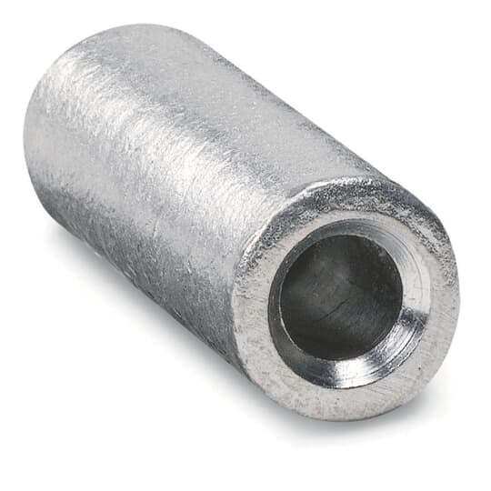 Cast-Copper Two-Way Reducing Splice for 4 Str Wire to 6 Sol., Die Code 29, Die Color Code Gray