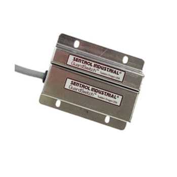 Non-Contact Reed Interlock Switch, 3.07 in L x 0.74 in W x 0.98 in H Magnet/T Actuator, 0.18 A at 13.8 VAC/0.18 A at 13.8 VDC, 2.5 VA Contact, 2NO/DPST Contact, Polyurethane Contact