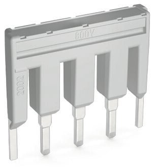 Continuous jumper; 5-way; insulated; light gray
